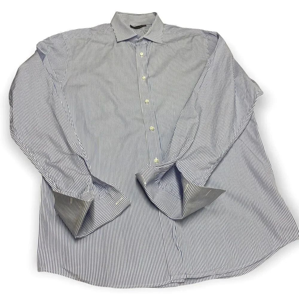 Ralph Lauren French Cuff Stripe Dress Shirt size 17